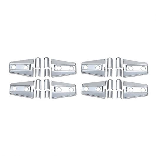 ABS ドア ヒンジ カバー プロテクター トリム キット 適用: ジープ/JEEP ラングラー JK 2007-2017 アンリミテッド ルビコン サハラ スポーツ アクセサリー 4ドア クローム AL-RR-2493 AL Car parts