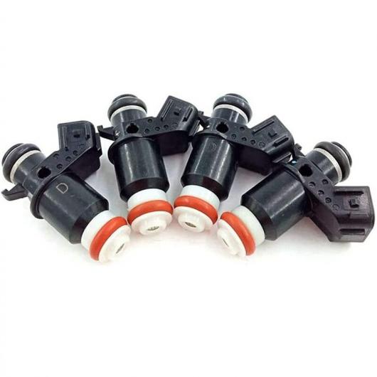 4X フューエル インジェクター 適用: ホンダ シビック EX 1.7L L4 16450-PLC-003 16450-PLD-003 ノズル エンジン インジェクター フューエル インジェクション キット 4ピース AL-SS-1234 AL Car parts