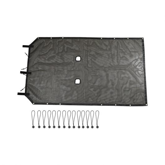 ルーフ トップ サンシェード 紫外線対策 サン 保護 カバー ネット 適用: ジープ/JEEP ラングラー JK 2007-2017 2ドア アクセサリー タイプA AL-RR-2503 AL Car parts｜オートパーツエージェンシー