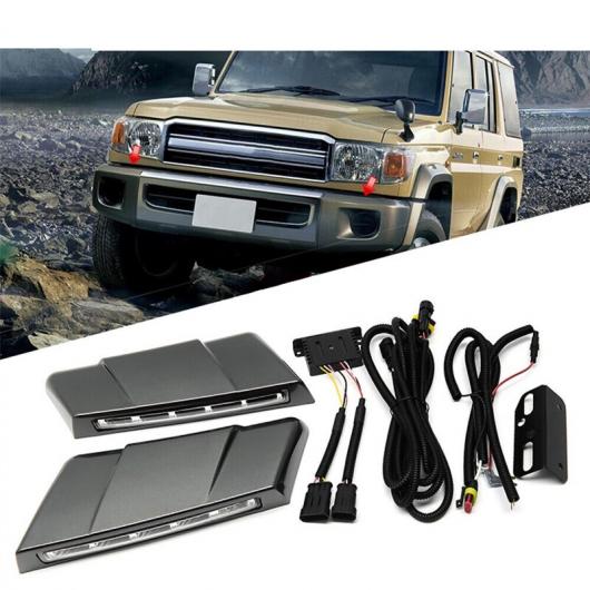 フロント バンパー LED デイタイム ランニング DRL ライト 適用: トヨタ ランドクルーザー LC70 LC71 LC76 LC77 LC78 LC79 AL-SS-1291 AL Car parts 20,097円