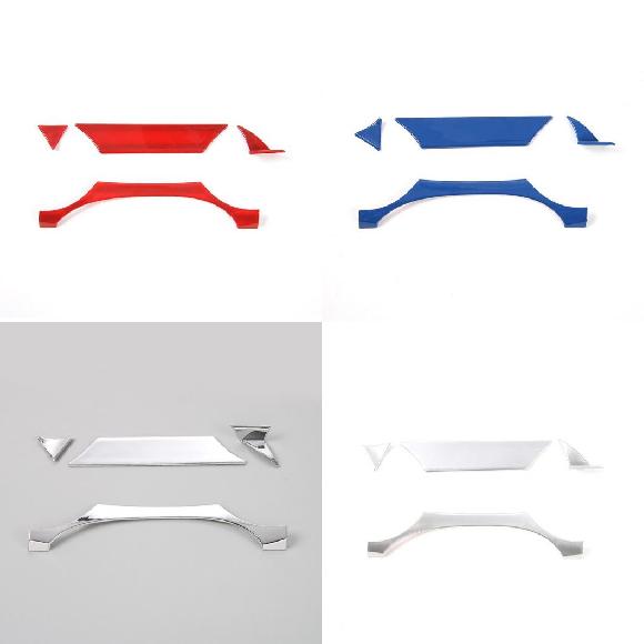 インテリア カバー インストルメント パネル トリム ダッシュボード トリム 適用: フォード/FORD マスタング 2015~ レッド~マットシルバー AL-RR-2714 AL Exterior parts cars|オートパーツエージェンシー