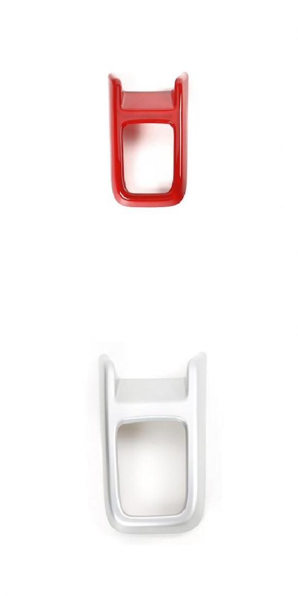 ABS ギア シフト 装飾 カバー トリム 適用: スズキ ジムニー 2007～ レッド・シルバー AL-RR-2776 AL Interior parts for cars