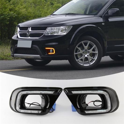 3 色 LED DRL 適用: ダッジ/DODGE ジャーニー 2013-2017 デイタイムランニングライト フォグランプ 2ピース AL-SS-2198 AL Car parts|オートパーツエージェンシー