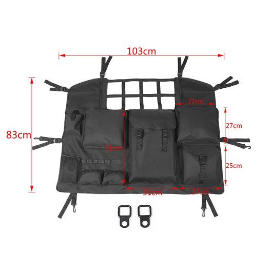収納 適用: ジープ/JEEP ラングラー JK JL 2007-2020 シート バック ストレージ バッグ ジープ/JEEP ラングラー アクセサリー JK JL 2019 2010 ブラック AL-RR-2918 AL Interior parts for cars