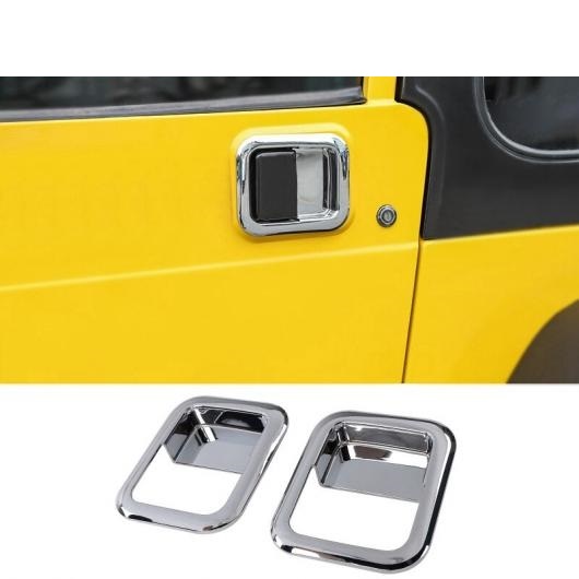 ステッカー 適用: ジープ/JEEP ラングラー TJ 1997-2006 クローム リア テール ドア ハンドル ボウル カバー トリム ジープ/JEEP ラングラー TJ ステッカー ドア ハンドル ボウル AL-RR-2923 AL Exterior parts for cars
