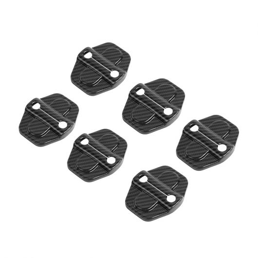 インテリア モールディング 適用: ジープ/JEEP ラングラー グラディエーター JT ドア ロック バックル 装飾 カバー キット ジープ/JEEP ラングラー JL 2018~ カーボンファイバー 6ピース AL-RR-2990 AL Interior parts for cars|オートパーツエージェンシー