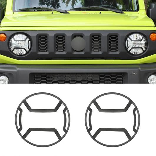 ランプ ボンネット 適用: スズキ ジムニー JB74 鉄 フロント ヘッドライト ランプ 装飾 カバー アクセサリー スズキ ジムニー 2019-2022 タイプF AL-RR-2992 AL Exterior parts for cars