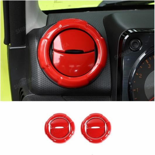 適用: スズキ ジムニー インテリア レッド センター コンソール 装飾 カバー ステッカー アクセサリー スズキ ジムニー 2019～ ダッシュボード 吹き出し口 AL-RR-3094 AL Exterior parts for cars
