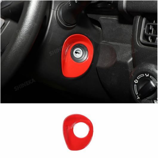 適用: スズキ ジムニー インテリア レッド センター コンソール 装飾 カバー ステッカー アクセサリー スズキ ジムニー 2019～ イグニッション スイッチ AL-RR-3094 AL Exterior parts for cars