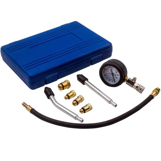 エンジン シリンダー 圧縮 プレッシャー テスター ゲージ テスト アダプタ パイプ ツール キット AL-SS-2296 AL Car parts 11,865円