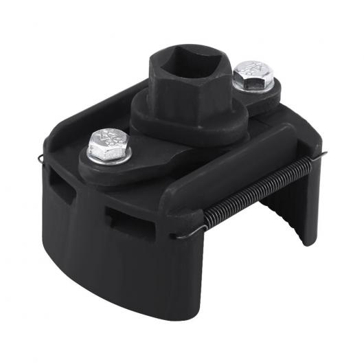 60mm-80mm 金属 調整可能 2 JAW オイル フューエル フィルター レンチ リムーバー リムーバル ツール ブラック AL-RR-3562 AL Car parts