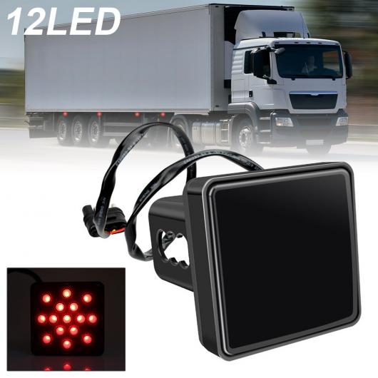ユニバーサル 24V LED テールライト レッド ストップ ブレーキ ライト ランニング ランプ 適用: トレーラー トラック 牽引 ピックアップ ヒッチ レシーバー カバー AL-RR-4348 AL Car parts