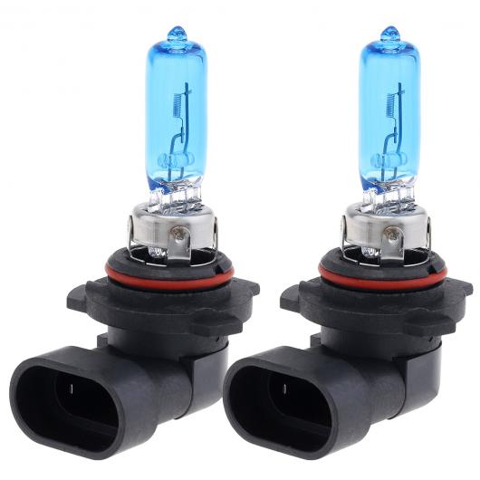 2ピース 12V H11 ユニバーサル ホワイト ライト ハロゲン ランプ 6000K 55W 防水 オート フロント ヘッド デイ ランニング ライト フォグ バルブ 9012 AL-RR-6828 AL Car parts