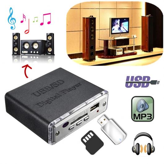 12V ユニバーサル ミニ オートバイ ステレオ 増幅器 バス スピーカー LED USB/SD デジタル プレーヤー MP3 リモート コントローラー AL-RR-4911 AL Car parts