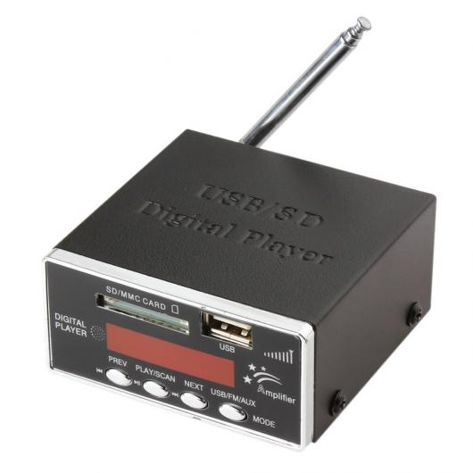 12V パワー 増幅器 MP3 SD USB オーディオ プレーヤー リーダー FM ラジオ 4-エレクトロニック キーパッド サポート USB SD MMC カード リモート AL-RR-5066 AL Car parts 8,016円