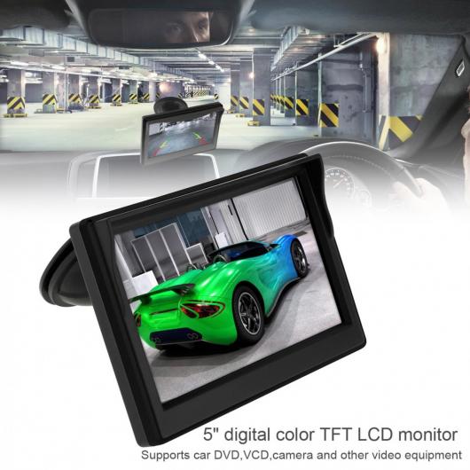 5インチ TFT LCD モニター 800X480 16:9 スクリーン 2 ウェイ ビデオ インプット 適用: リア ビュー バックアップ リバース カメラ DVD VCD AL-RR-6813 AL Car parts