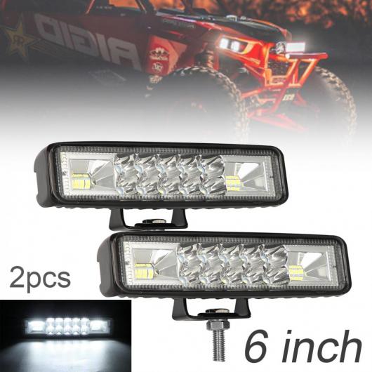 2ピース ウルトラ ブライト 6インチ 120W 投光ランプ スポット LED ワーク ライト バー 防水 ワーニング ライト 適用: トラクター トラック 4X4 SUV AL-RR-6881 AL Car parts|オートパーツエージェンシー