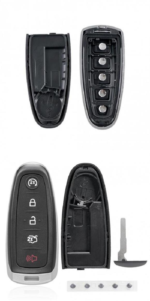5 ボタン リモート スマート キー シェル 適用: フォード/FORD エクスプローラー エッジ エスケープ フレックス トーラス 2012 モデル-FO38 ブレイド・モデル-HU101 ブレイド AL-RR-6969 AL Car parts
