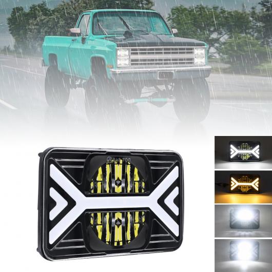 4X6 9600LM LED フォグライト 36W ウインカー 適用: シボレー/CHEVROLET K5/K10/K20/K30/C70/C4500/P40/P60/サバーバン K1500/K3500/W3500/W450 AL-RR-7057 AL Car parts