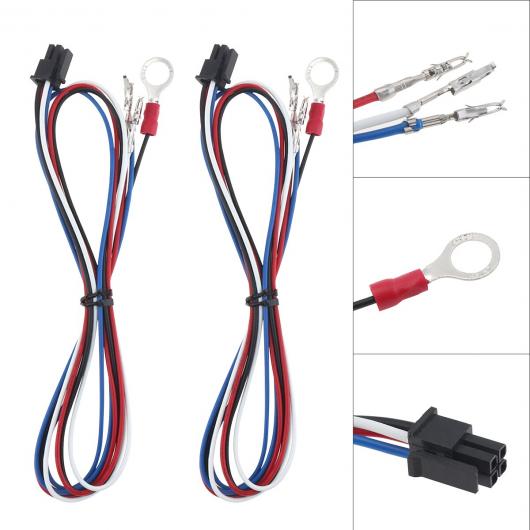 ABS 12V 牽引 ミラー 配線 ハーネス ターンシグナルライト アダプタ 適用: シルバラード 1500 2500HD 2014-2018 AL-RR-7083 AL Car parts