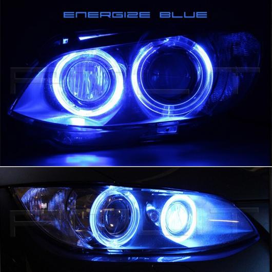 2ピース エラー LED エンジェルアイ HALO リング マーカー ライト バルブ 適用: BMW E39 E53 E60 E61 E63 E64 E65 E66 E87 525i 530i XI 545I M5 ブルー AL-RR-7650 AL Car parts