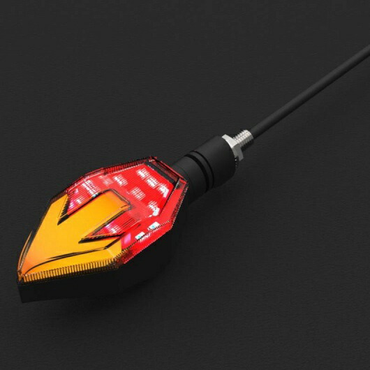 2ピース 12V 3W ユニバーサル オートバイ LED ウインカー アロー ランプ 150NK デイタイム ランニング ランプ グレア ライト ワーニング ライト レッド AL-RR-8021 AL Car parts|オートパーツエージェンシー