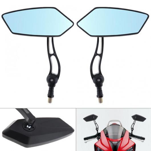 2ピース 10mm メッキ ユニバーサル オートバイ バックミラー ミラー サイド ミラー 適用: オートバイ AL-RR-7639 AL Motorcycle parts