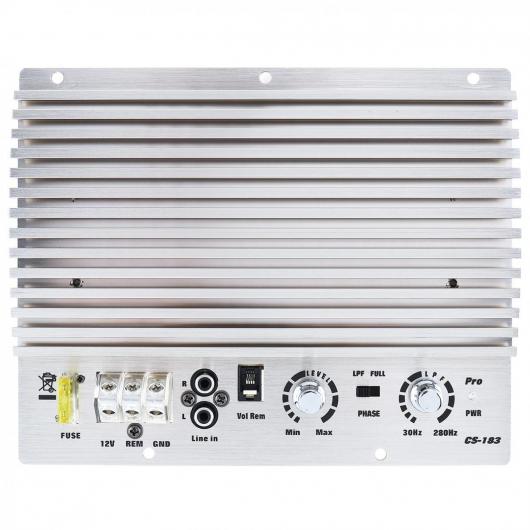 1000W 2 チャンネル クラス AB デジタル シルバー アルミニウム 合金 オーディオ AMP サブウーファー 増幅器 ユニバーサル オート オーディオ パワー 増幅器 AL-RR-7781 AL Car parts
