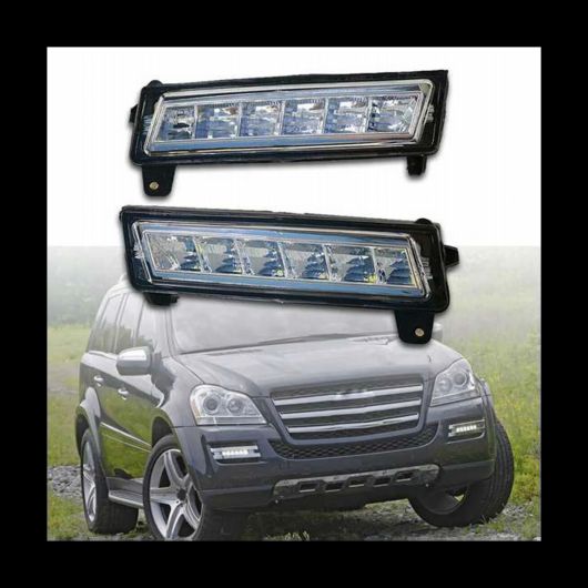 LED DRL フォグライト 適用:メルセデスベンツ ML GL GLK W164 X164 X204 ドライビング ランプ デイタイム ランニング ライト バンパー ランプ AL-SS-2891 AL Car light