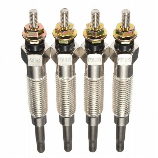 4ピース ヒーター プラグ 適用:三菱 ショーグン パジェロ 2.8 4M40T 4M40 - ディーゼル GP5501 AL-SS-2915 AL Car light