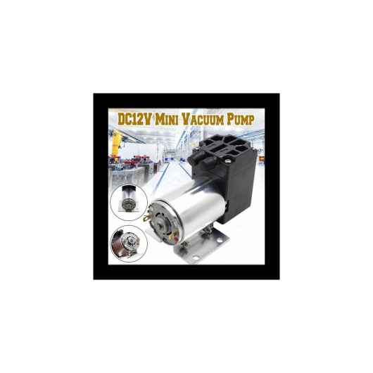 65 - 120kpa DC12V 6W ミニ バキューム ポンプ 陰圧 プレッシャー サクション ポンプ ホルダー 適用:ガス 分析 サンプリング AL-SS-2787 AL Car light