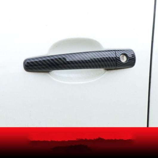 適用: プジョー/PEUGEOT 2008 2013 2014 2015 2016 2017 2018 2019 カーボンファイバー ドア ハンドル カバー スタイリング アクセサリー シルバー 4ドア AL-RR-1203 Car parts