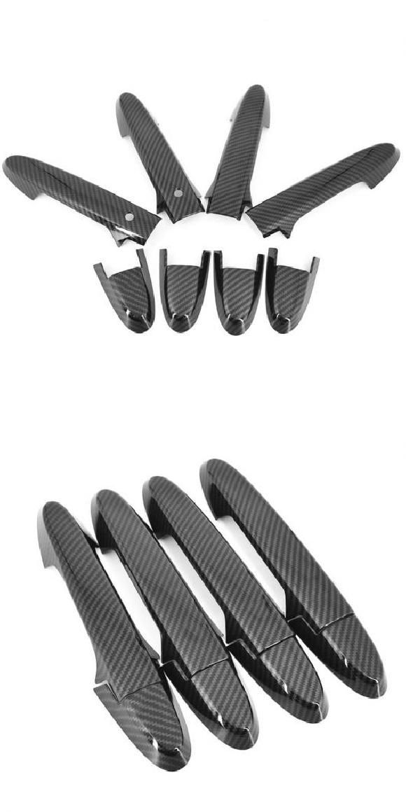 適用: ホンダ フィット ジャズ 2014 2015 2016 2017 2018 2019 2020 カーボンファイバー クローム サイド ドア ハンドル カバー カーボン 2ボタン・カーボン ボタンなし AL-RR-1295 Car parts｜オートパーツエージェンシー 10,373円