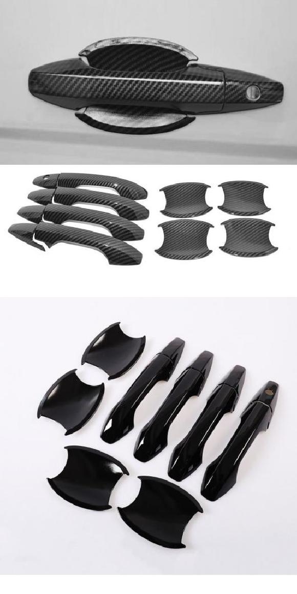 適用: ホンダ CRV CR-V 2007-2011 光沢ブラック カーボンファイバー クローム ドア ハンドル カバー インテリア トリム カーボン ハンドル-ボウル・ブラック ハンドル-ボウル AL-RR-1324 Car parts|オートパーツエージェンシー