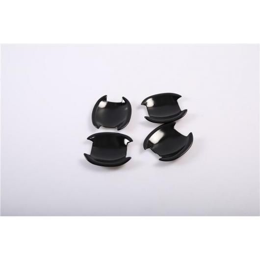 適用: 日産 マーチ マイクラ K13 2010-2015 ブラック クローム ドア ハンドル カバー トリム ステッカー アクセサリー モデル 8 AL-RR-1794 Exterior parts for cars