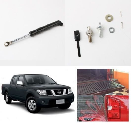 適用: 日産 ナバラ NP300 D23 2015 2016 2017 2018 1ピース ステンレス スチール テールゲート スロー ダウン ショック アップ リフト ガスストラット AL-RR-1755 Car parts|オートパーツエージェンシー