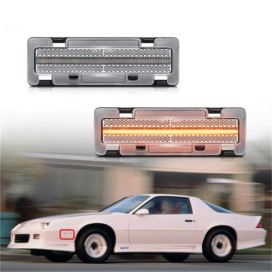 クリア LED フロント アンバー サイド マーカー ライト 適用: 82-92 シボレー/CHEVROLET カマロ ポンティアック/PONTIAC ファイヤーバード AL-SS-2075 AL Car parts