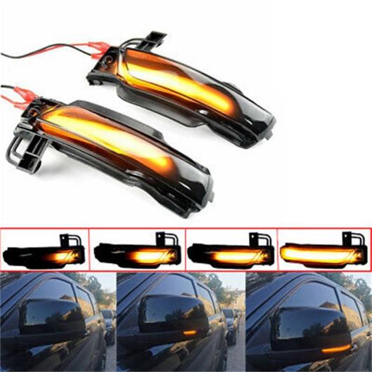2ピース LED ダイナミック サイド ミラー シーケンシャル ライト 適用: ジープ/JEEP グランド チェロキー/CHEROKEE WK2 2011-2020 AL-SS-2170 AL Car parts