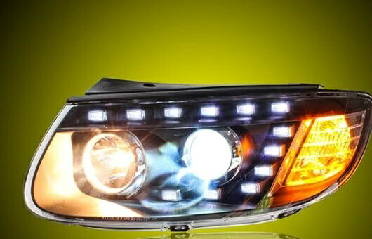 ヘッドライト 適用: ヒュンダイ/現代/HYUNDAI サンタフェ 2006-2012 LED ヘッドランプ デイタイムランニングライト DRL バイキセノン HID 4300K～8000K 35W・55W AL-HH-0030 Car parts｜オートパーツエージェンシー 123,755円
