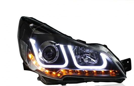 ヘッドライト 適用: スバル アウトバック 2010-2013 LED ヘッドランプ デイタイムランニングライト DRL バイキセノン HID 4300K~8000K 35W・55W AL-HH-0039 Car parts