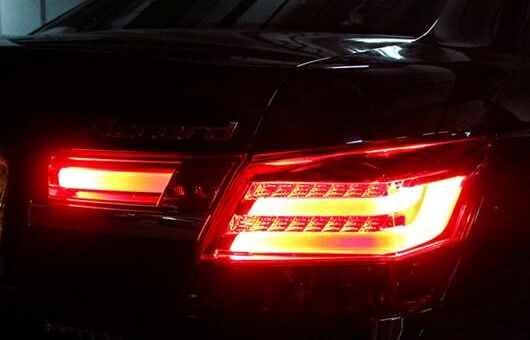 テール ランプ 適用: ホンダ アコード ライト 2008-13 LED リア DRL + ブレーキ パーク シグナル ストップ レッド AL-HH-0056 Car parts