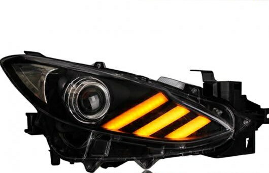 ヘッドライト 適用: マツダ 3 アクセラ LED ヘッドランプ デイタイムランニングライト DRL バイキセノン HID 4300K～8000K 35W・55W AL-HH-0082 Car parts