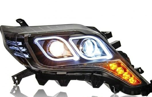 ヘッドライト 適用: フォルクスワーゲン/VOLKSWAGEN トヨタ プラド 2014-15 LED ヘッドランプ デイタイムランニングライト DRL 4300K～8000K 35W・55W AL-HH-0149 Car parts