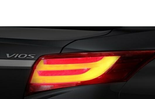 テール ライト 適用: トヨタ ヴィオス LED テールライト 2014 ランプ リア DRL + ブレーキ パーク シグナル レッド AL-HH-0191 Car parts