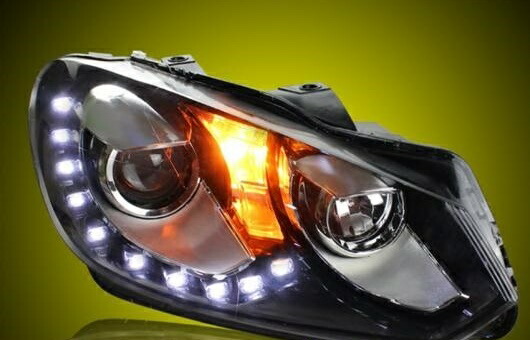 ヘッドライト 適用: VW フォルクスワーゲン/VOLKSWAGEN ゴルフ 6 2010-2012 LED GOLF6 ヘッドランプ デイタイムランニングライト DRL 4300K～8000K 35W・55W AL-HH-0194 Car parts｜オートパーツエージェンシー 120,285円