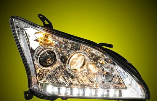 ヘッドライト 適用: レクサス RX35 2004-2009 LED ヘッドランプ デイタイムランニングライト DRL バイキセノン HID 4300K～8000K 35W・55W AL-HH-0196 Car parts