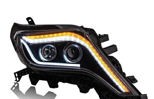 ヘッドライト 適用: トヨタ プラド 2014-16 LED ヘッドランプ デイタイムランニングライト DRL バイキセノン HID 4300K~8000K 35W・55W AL-HH-0198 Car parts|オートパーツエージェンシー