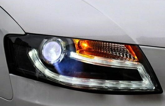 ヘッドライト 適用: アウディ/AUDI A4L 2008-2012 LED ヘッドランプ デイタイムランニングライト DRL バイキセノン HID 4300K~10000K 35W・55W AL-HH-0281 Car parts|オートパーツエージェンシー