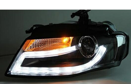 適用: アウディ/AUDI A4 ヘッドライト 2008-2012 A4L LED DRL BI キセノン レンズ ハイ ロー ビーム パーキング HID フォグランプ 4300K~8000K 35W・55W AL-HH-0318 Car parts|オートパーツエージェンシー