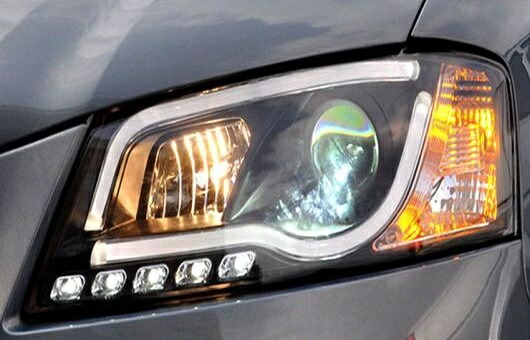 適用: アウディ/AUDI A3 ヘッドライト 2008-2012 LED DRL レンズ ダブル ビーム H7 HID キセノン BI 4300K～8000K 35W・55W AL-HH-0389 Car parts｜オートパーツエージェンシー